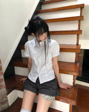 Rika Striped Short Sleeve Shirt