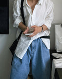 Natural linen shirt