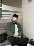 Two-way Mix Knit Zip-up