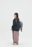 [BAONHAUS] Kuninged ribbon pocket cotton hood jacket