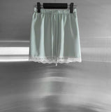 Seve Lace Satin Skirt