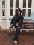 Theron Deep Washing Denim Pants