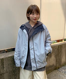 Hotori Check Reversible Blouson Jumper