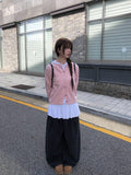 Ser Flower Wide Banding Long Pants
