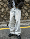Vant light blue washed denim pants