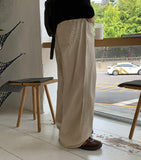 Skanda Pigment Color Wide Pants