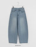 Obe wide denim pants