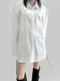 Lunt Oversized Fit Pad Long Shirt