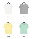 Erin Tencel Crop Short Sleeve Tee