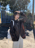 [unisex] Welkani Check Glossy Two Way Wind Jumper