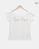 Kahin Lettering Short Sleeve T-shirt