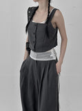 May shirring sleeveless