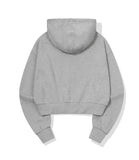 [2-WAY] Three Star CROP Hood Zip-Up