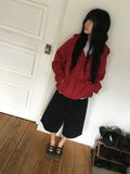[unisex] Hachi Boyfit Bermuda Denim Pants