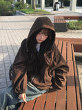 Leme Overfit Hood Cotton Jacket Jumper