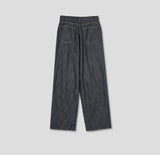 Sello Linen Wide Denim Pants