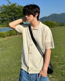 Rian linen collar cardigan