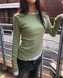 Uel Wavy Fine Ribbed Knit