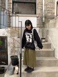 Nino banding cargo long skirt