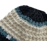 RIBBON KNITTING BUCKET HAT