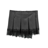 Labelly Pleated Wrap Skirt