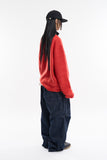 Purdue pintuck corduroy wide pants