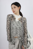 V-Slit Loose Knit