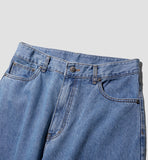 Washed Tapered Denim Pants