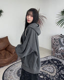 Hamel Pigment Embroidery Hooded Zip-up