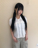 Mahi Frill Short Sleeve Blouse