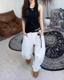 Bains Oxford Curved Pants