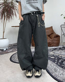 Daviel Dart Curved Cotton Pants