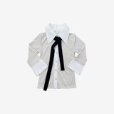 Orbi Color Matching Shirt Cardigan (Mini Strap Set)