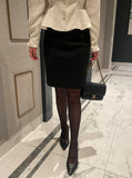 Miato brushed H-line skirt