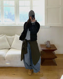 Held Washed Balloon Denim Pants