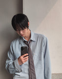 Brud Rivet Crop Shirt