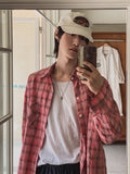 Miya Overfit Check Shirt