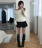 Marty Cotton Pleated Layered Skirt Pants