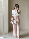 Keron Twist Puff Blouse