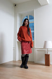 padded fur long boots