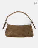 Naon suede cross shoulder bag
