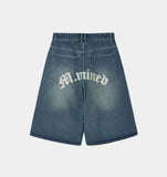 BACK-POINT BERMUDA PANTS