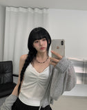 [A/M] Sea Strap Summer Bolero Cardigan