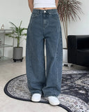 Diple Side Line Wide Denim Pants