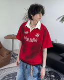 Peon Smoke Washing Collar Tee
