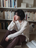 Orz Crochet Over Shirt
