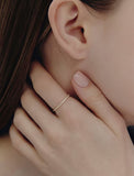Truly Essence 14K Full Pave Ring
