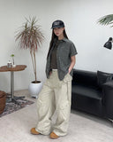 Luati Crop Check Shirt
