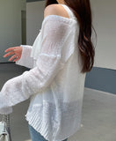Alin V-neck Tefsa Cool Knit Cardigan