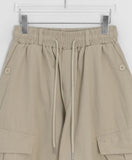 [unisex] Mokili Pintuck Cargo Wide Pants